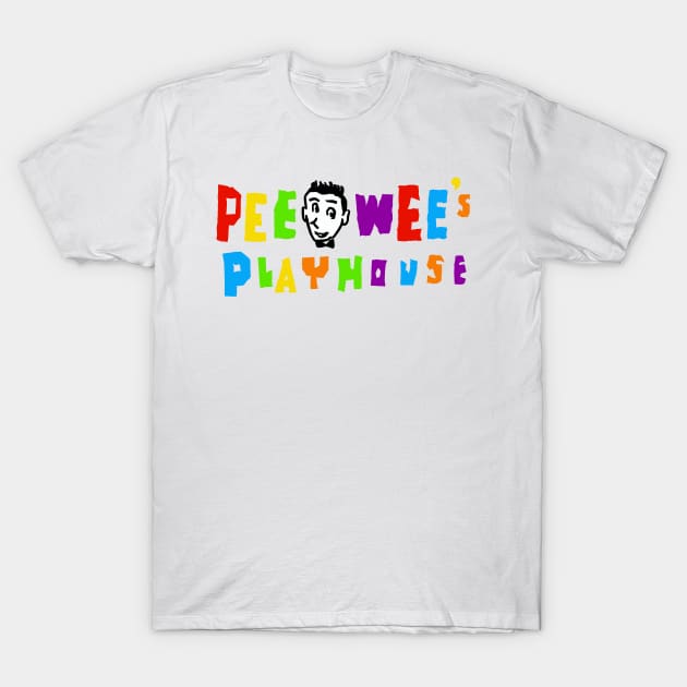 Pee-Wee's Playhouse (Rainbow Logo) T-Shirt by Scum & Villainy